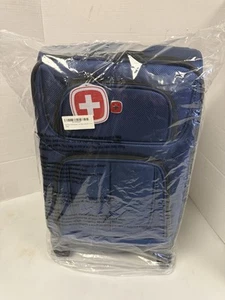 SwissGear Sion Softside Expandable Luggage, Blue, Carry-On 21-Inch | Sealed - Picture 1 of 8