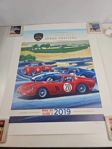 Sonoma Speed Festival 2019 Poster 146/150 Signed - Picture 1 of 7
