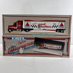 1993 ERTL Racing Transporters Past And Present 1:64 Wood 21 Brothers New - Picture 1 of 8