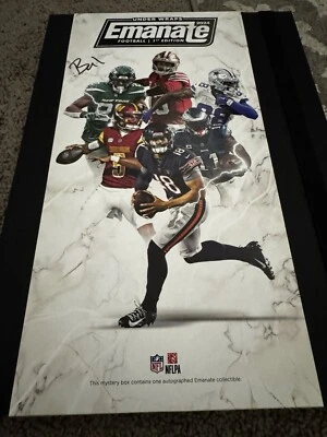 Ray Lewis Emanate 2/5 Reverse Number Match #52 Baltimore Ravens HOF On Card Auto - Image 1 of 4