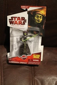 Star Wars The Clone Wars Red Card Luminara Unduli CW30 Carded action figure - Picture 1 of 3
