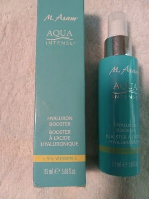 M. ASAM AQUA INTENSO HYALURON Booster +5% Vitamina C Cuidado Hidratante, Sin Sello  Foto 1 de 4