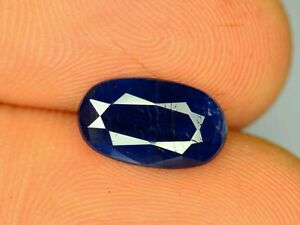 Natural Untreated Afghanistan Blue Sapphire Gemstone 