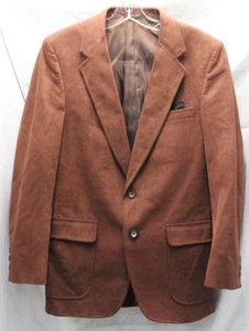 Vtg Kingsridge Ultra Suede Sports Coat Men's Luxury Coat Maroon - Picture 1 of 14