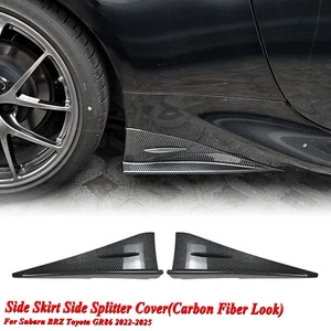 Cubierta divisoria faldón lateral aspecto carbono para Subaru BRZ Toyota GR86 2022-2025 - Imagen 1 de 11
