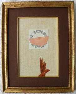 Sergio DANGELO (Milano 1932) MILLERIANA Tecnica Mista Collage surrealista 30x20 - Foto 1 di 12