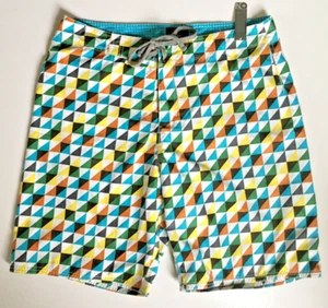 Old Navy Strand Badehose Herren Gr. Large Kordelzug Schlüssel & Gesäßtaschen gefüttert - Bild 1 von 3