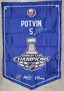 MOLSON NHL ALUMNI Banner 22X33" New York Islanders Denis Potvin - Picture 1 of 1