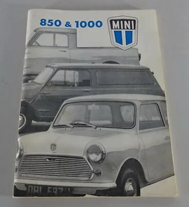 Instrucciones Servicio/Manual Austin/Morris Mini 850/1000 Stand 1972 - Imagen 1 de 2