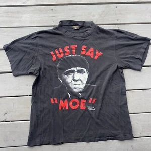 Película de colección The Three Stooges “Just Say Moe” talla XL 1989 - Imagen 1 de 8