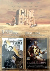 Cine epico el señor de la guerra + Julio Cesar pack dvd nuevo precintado - Imagen 1 de 1
