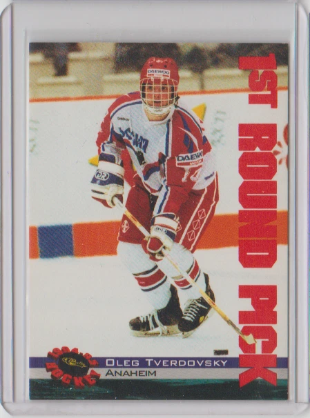 1994-95 Classic #2 Oleg Tverdovsky Mighty Ducks of Anaheim - Image 1 of 1