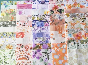 50 x 5" charm squares florals - Picture 1 of 1