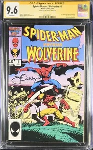 * SPIDERMAN vs. WOLVERINE #1 CGC 9.6 Signed Owsley Hobgoblin (4505290015) * - Picture 1 of 2