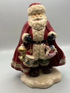 2001 Dept 56 FLEA MARKET SANTA 9” Item 56.46753 - Picture 1 of 7