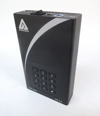 Apricorn Aegis Padlock DT FIPS ADT-3PL256F-8000 External Hard Drive, 8TB, USB3.0 - Image 1 of 4