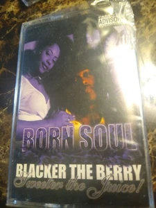 BORN SOUL Blacker The Berry Plastic Tear Open Texas Gangsta Rap Down South Tape - Picture 1 of 4