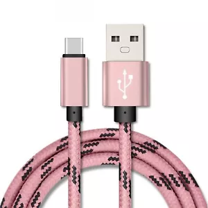 Braided USB C Type-C Fast Charging Data SYNC Charger Cable Cord 3/6/10FT LONG - Picture 1 of 16