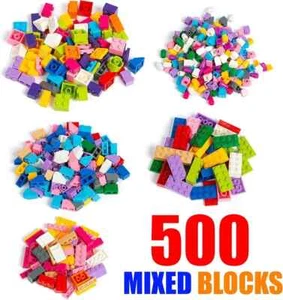 500 Piece Construction Toy Set Kids Building Block 3D Puzzle for Children Blocks - Picture 1 of 6
