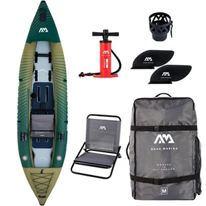 Aqua Marina Caliber 13'1'' Kajak Kayak Fischerboot Fischerkajak 1-2P Grün - Bild 1 von 10