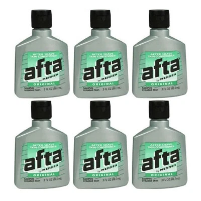 6 PACK, Afta PRE-ELECTRIC ORIGINAL Mennen Shave Lotion Skin Conditioner 3 oz. - Image 1 of 4