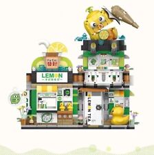 LOZ Chinese Snack Bar Lemon Tea Shop Luosifen Store Mini Building Blocks