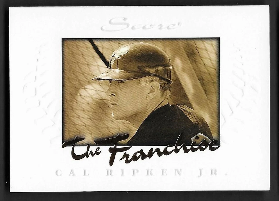 1997 Score Franchise #3 Cal Ripken Baltimore Orioles Salón de la fama Foto 1 de 1