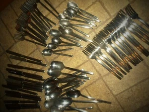 79 pcs. Mikasa ZENA  Stainless Flatware  - Picture 1 of 3