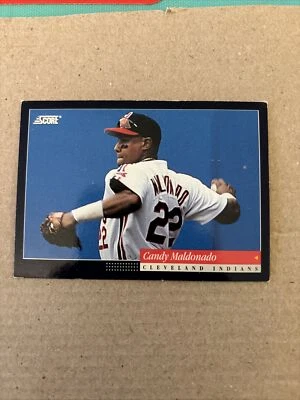 Candy Maldonado - 1994 Score #154 - Cleveland Indians Baseball Card - Image 1 of 2