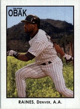 2010 TRISTAR Obak Black #49 Tim Raines /50
