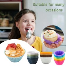 12x custodie per muffin Patty Pans tavole per torte tazze fodera cupcake scatole da forno B3V4