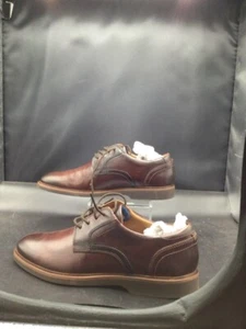 Men's Clarks Un Geo Lace Oxford, Size: 8.5 M, Dark Tan Leather - Picture 1 of 5