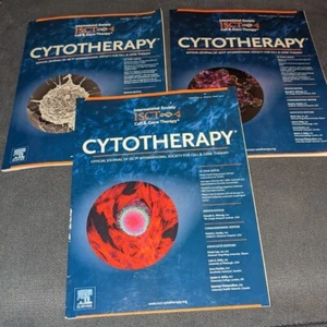 VERY RARE LOT OF 3 JOURNALS CYTOTHERAPY ISCT INTERNATIONAL SOCIETY CELL GENE - Picture 1 of 4