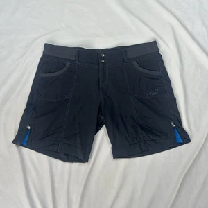 Kuhl Shorts Women’s 16 (39x7) Kurve Durango Grey Ryder Zipper Hiking Shorts - Picture 1 of 16