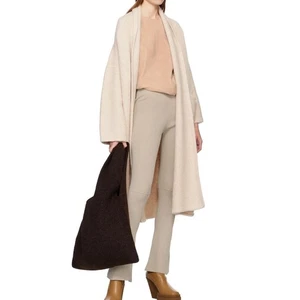 Lauren Manoogian Big Shopper Tote Bag Soil Espresso Brown NWT Wool Alpaca - Picture 1 of 12