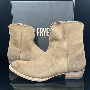 Frye Men's Austin Inside Zip Boots, Style# 3480078-DAS, Size 13M, Color Dark Ash - Picture 1 of 9