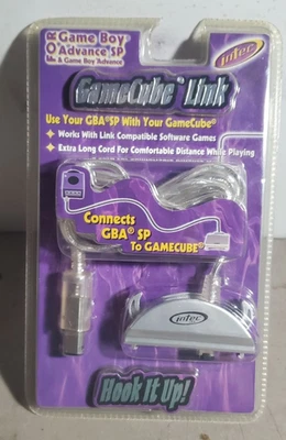 Nintendo Intec Game Cube Link Game Boy Advance SP GBA New Sealed! Silver - Image 1 of 2