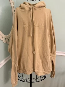 Billie Eilish Happier Than Ever Hoodie XL hellbraun Sweatshirt Konzert Bio Baumwolle - Bild 1 von 8