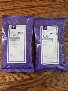 ReadyBath Freshly Scented Rinse-Free Shampoo and Conditioning Caps - Pack of 2 - Picture 1 of 4