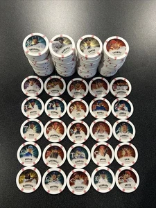 2013 Topps MLB Chipz - Gold Foil Poker Chips - Set completo - Foto 1 di 3