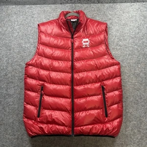 Renault Trucks Vest Jacket Waistcoat Puffer Mens XXL Red Polyester - Picture 1 of 20