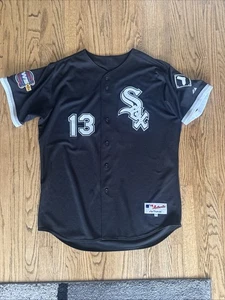 100% Authentic Ozzie Guillen Vintage Majestic World Series White Sox Jersey 52 - Picture 1 of 12
