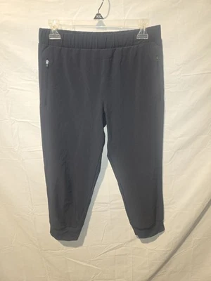 Pantalones para mujer Lole azul cintura elástica pierna cónica tobillo talla S Foto 1 de 4