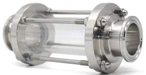 Sight Glass 1.5 inch 50.5mm Mirror Tube Tri Clamp Type SUS 304 Stainless Steel - Picture 1 of 4