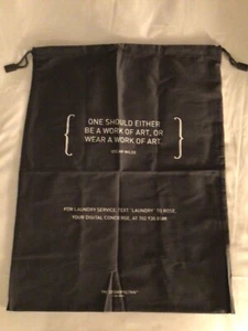 The Cosmopolitan of Las Vegas Hotel Grey Drawstring Cloth Laundry Bag Brand New - Picture 1 of 2