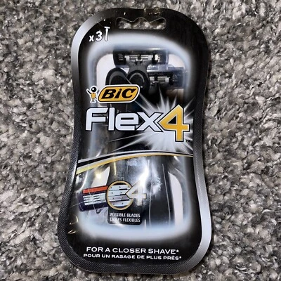 2 paquetes de afeitadoras desechables flexibles Bic Flex4 de 4 hojas (6 afeitadoras en total) Foto 1 de 2