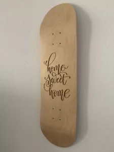 Home Sweet Home Skateboard Deck mit Lasergravur 8.50 - Bild 1 von 1