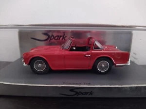 TRIUMPH TR 4 RED 1961 SPARK S0508 1/43 - Picture 1 of 6