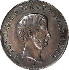 ITALY TUSCANY 1846  "PAOLO" SILVER COIN CHOICE UNCIRCULATED, PCGS CERTIFIED MS62