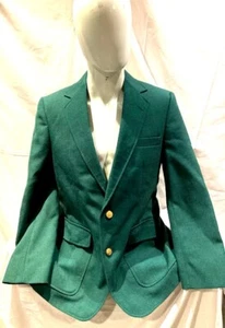 Vintage Green Imperial by Haggar Blazer Sport Coat Men's 38 Great Condition - Picture 1 of 4